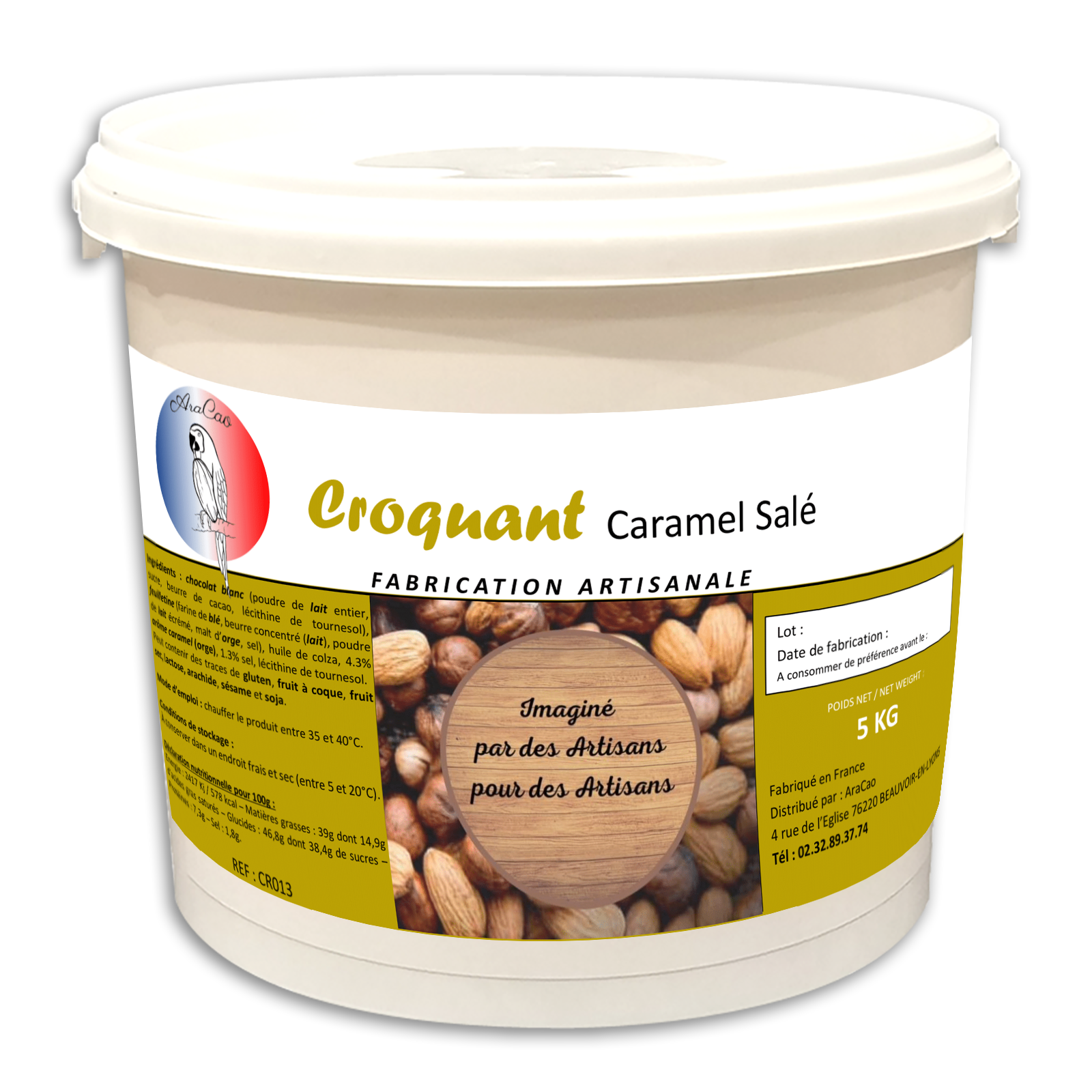 Croquant Caramel salé - 3kg